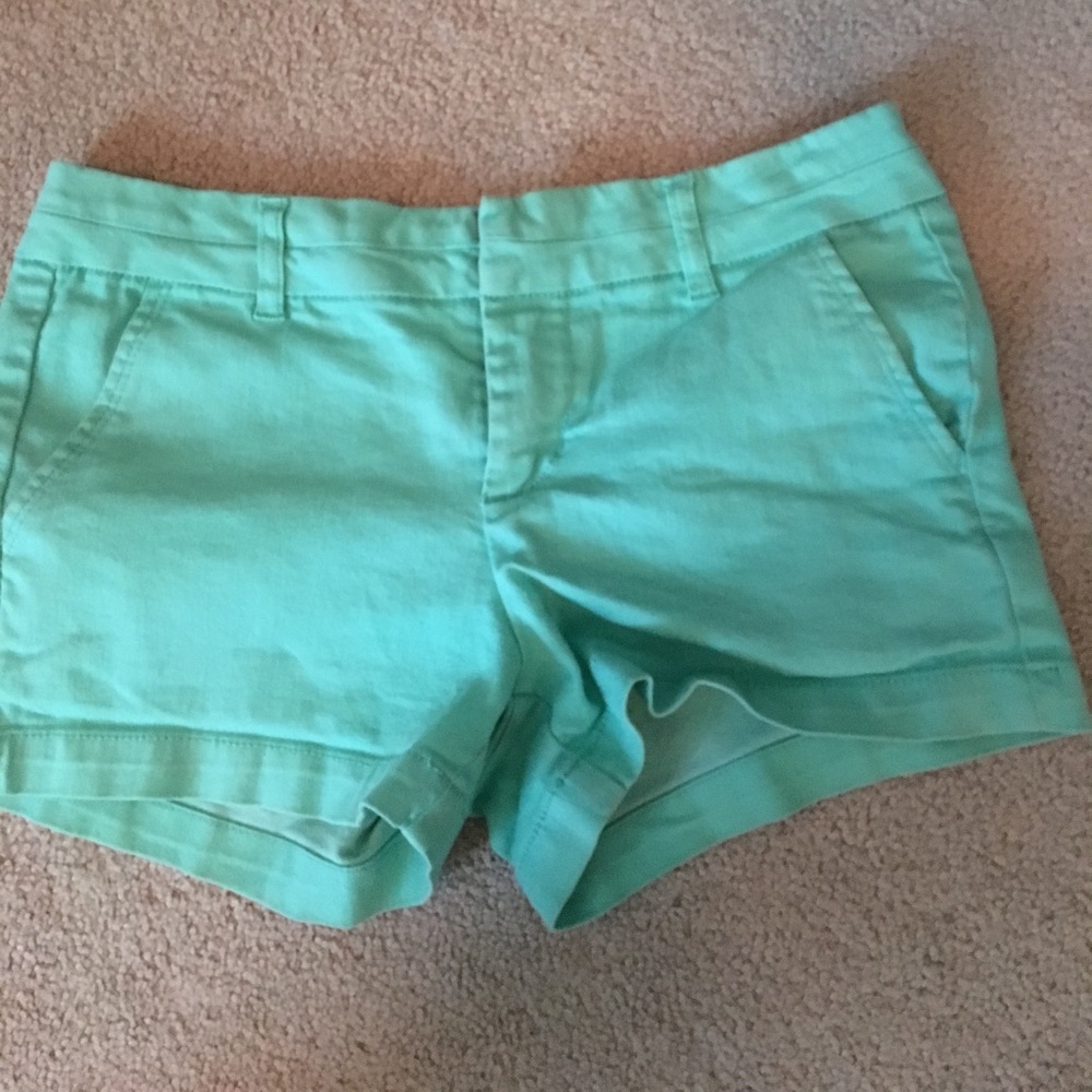 Teal shorts